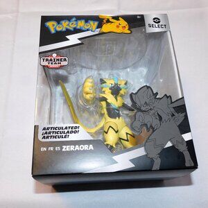 Pokemon Select Trainer Team Zeraora Articulated Yellow Pikachu NEW